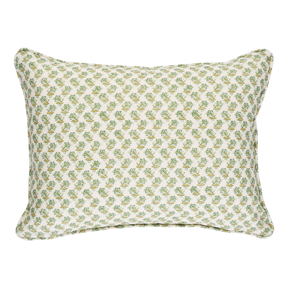 Cuscino I/O Oleandro | Verde foglia