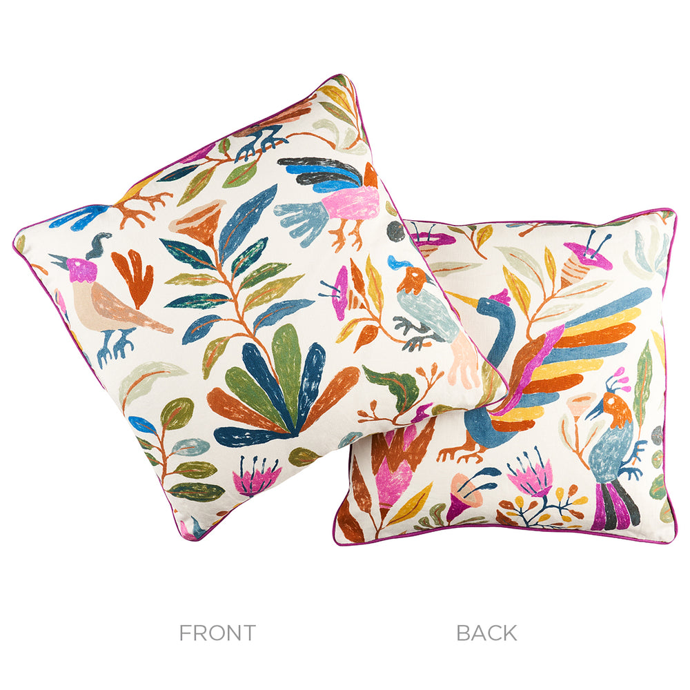 Canopy Pillow - Multi Birds