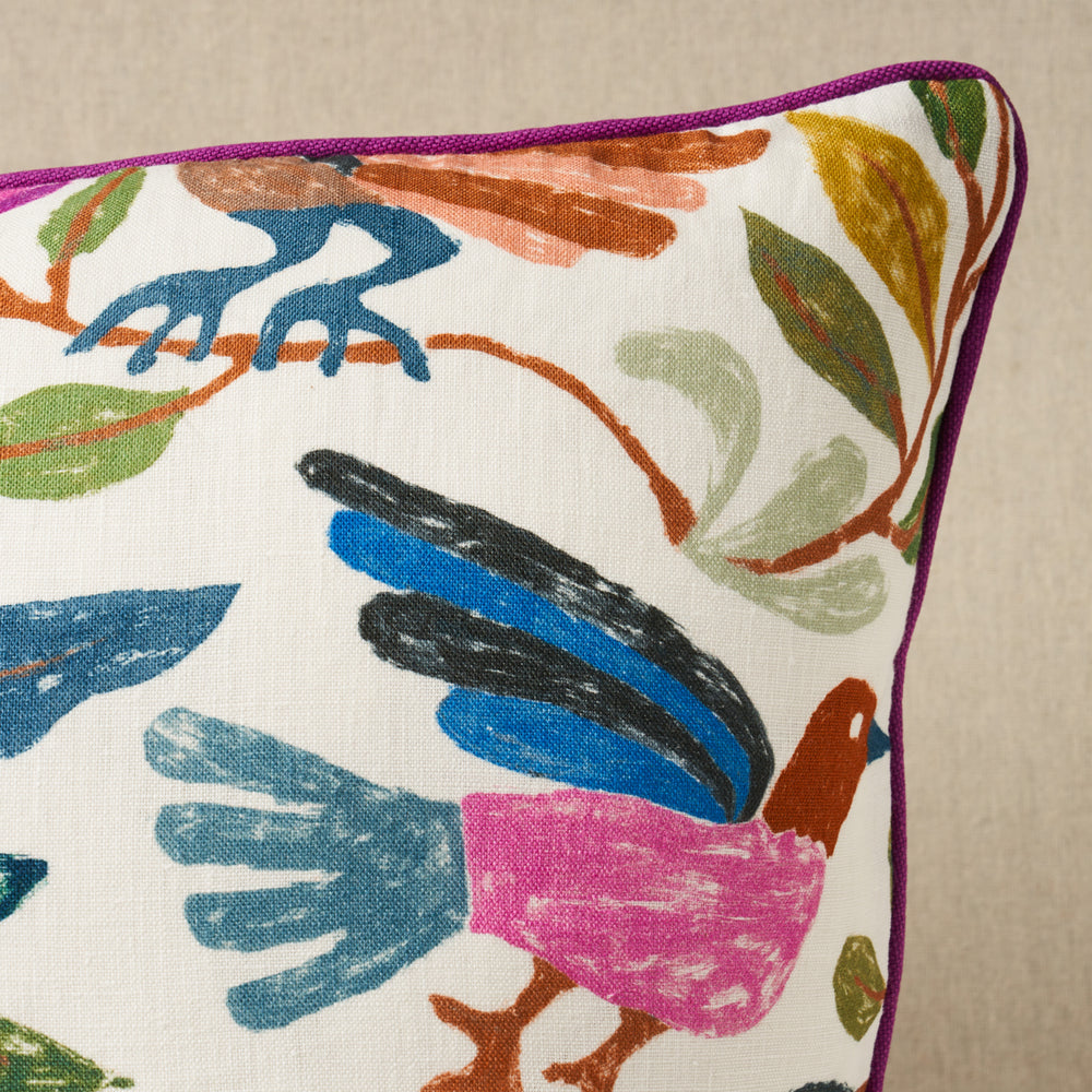 Canopy Pillow - Multi Birds