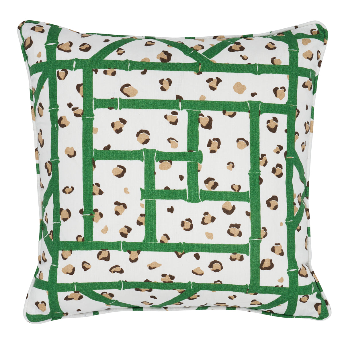 Fancy Beast I/O Pillow - Safari Green