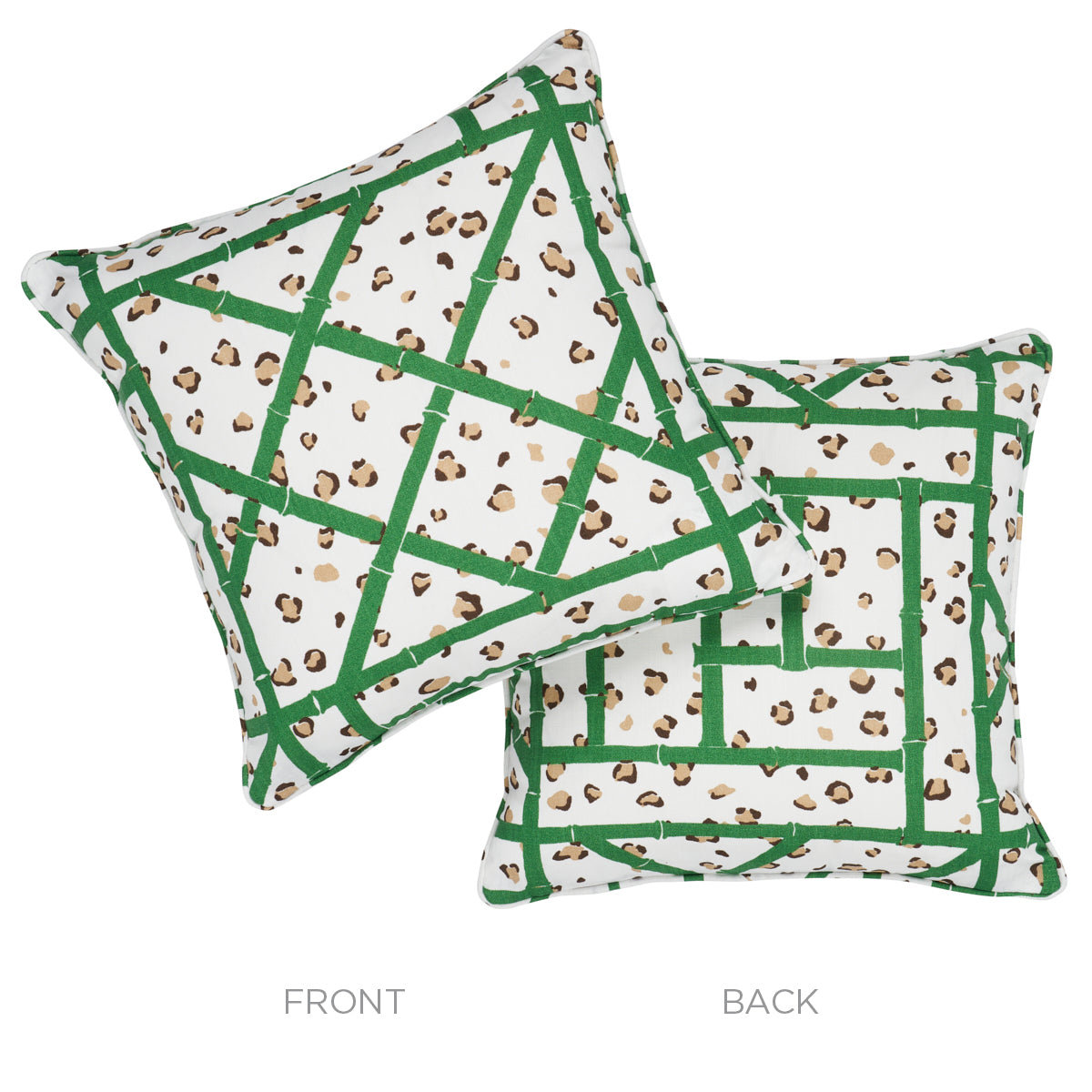 Fancy Beast I/O Pillow - Safari Green