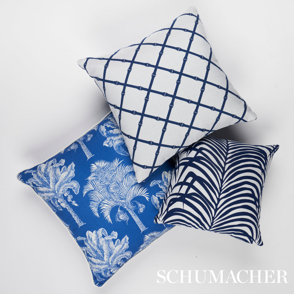 Grand Palms I/O Pillow - Navy