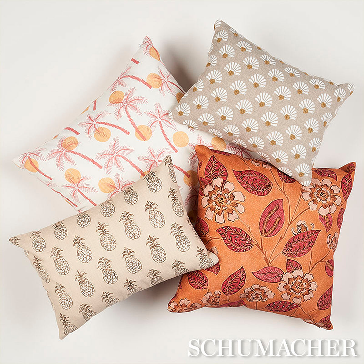 Clarabella Palm I/O Pillow - Citrus