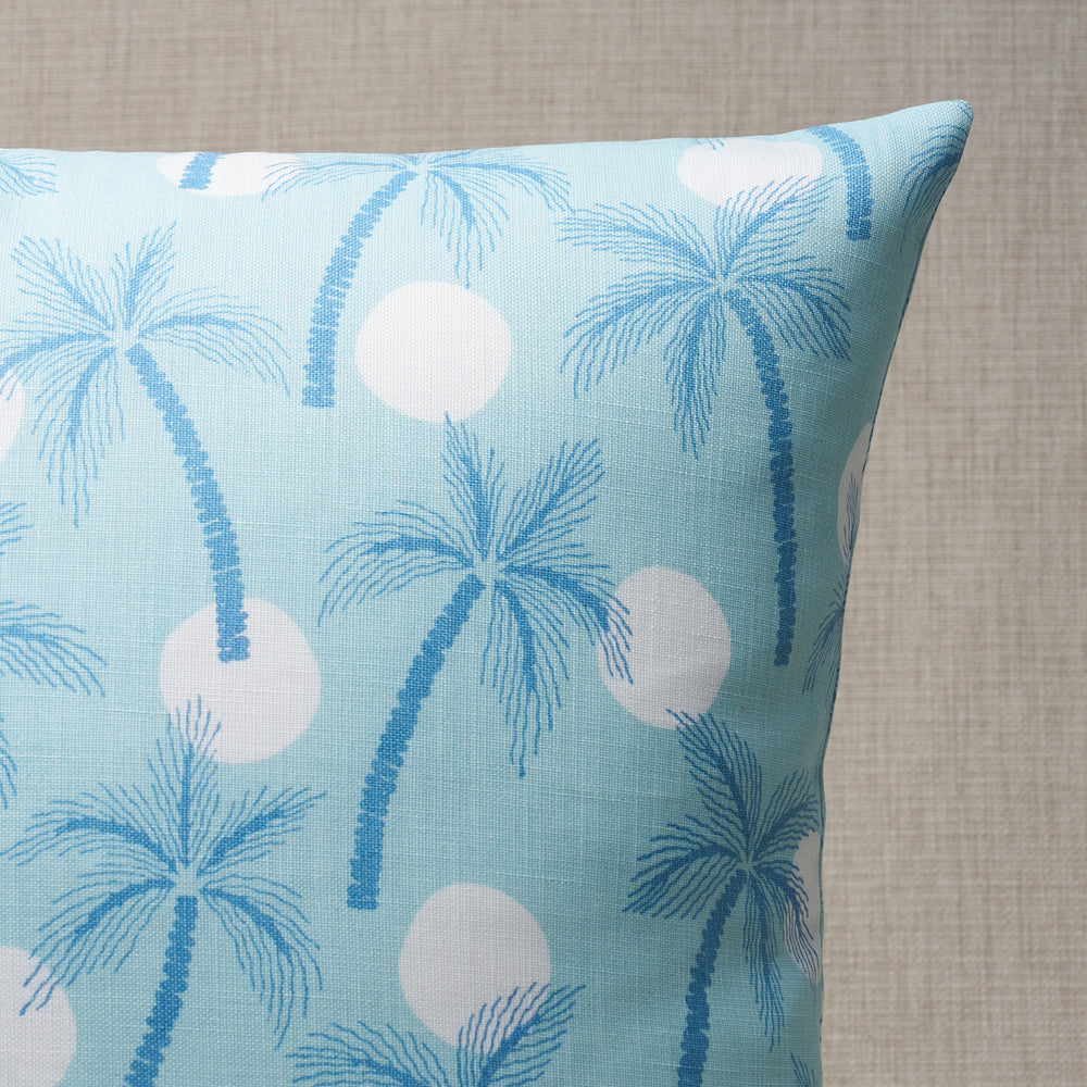 Clarabella Palm I/O Pillow - Pool