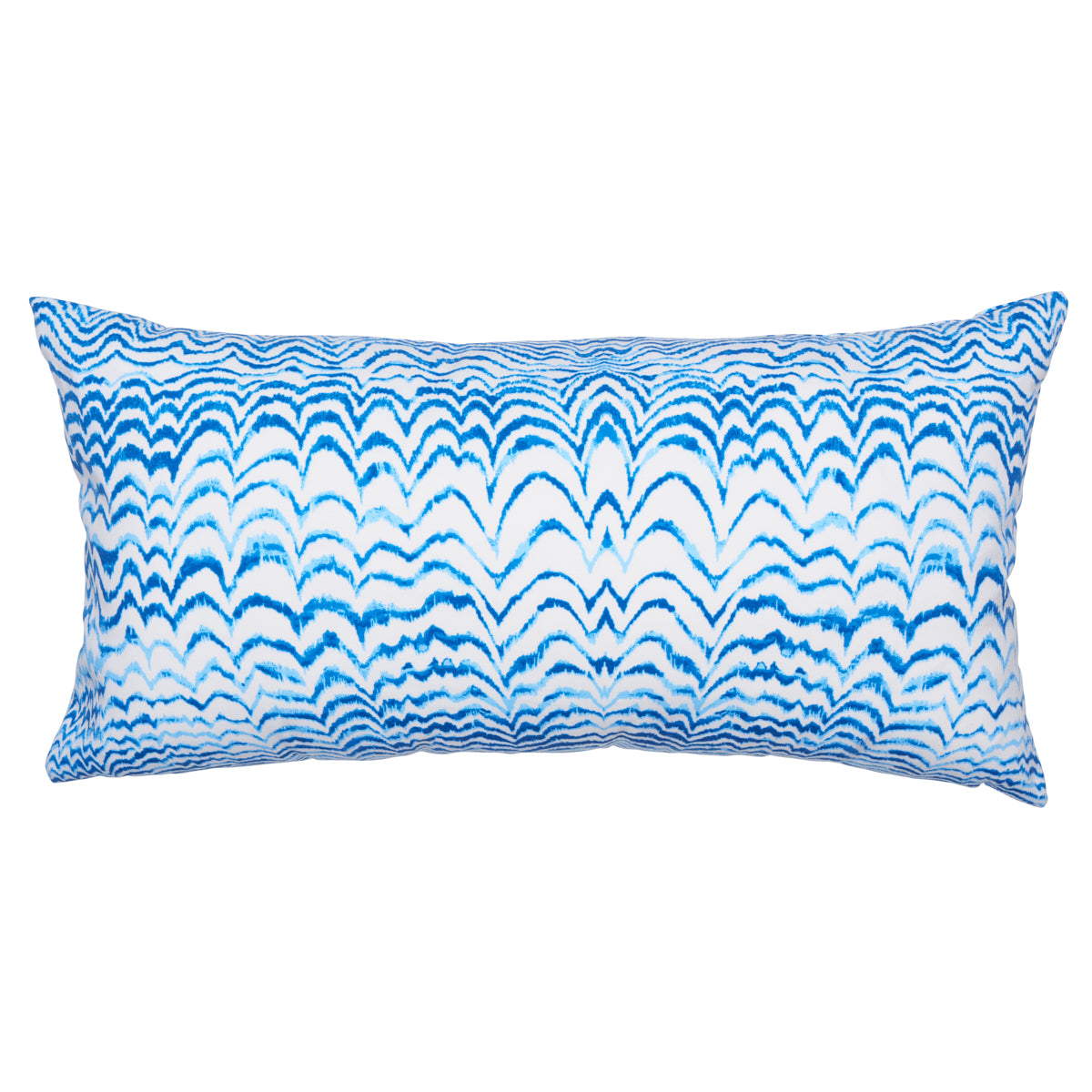 Cuscino I/O con stampa Ink Wave | Indaco