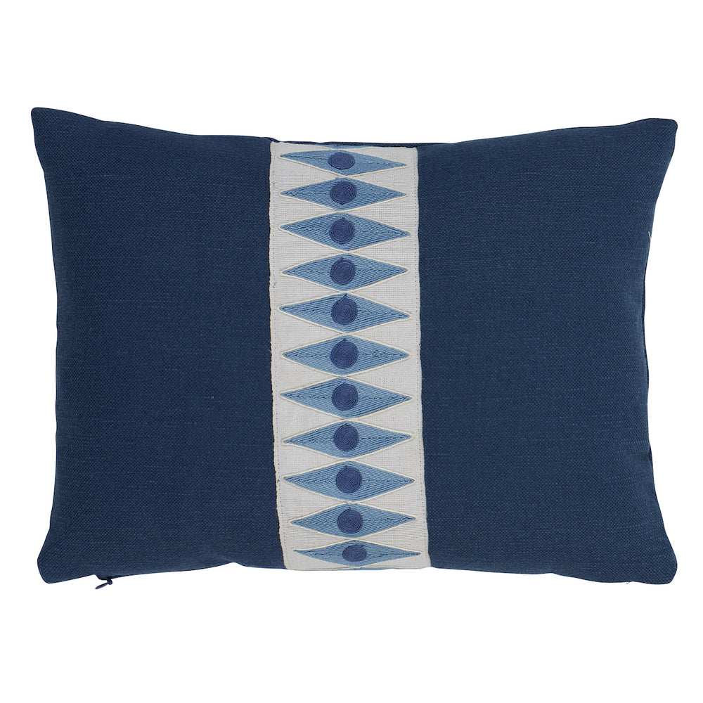 Backgammon Tape Pillow | Marine