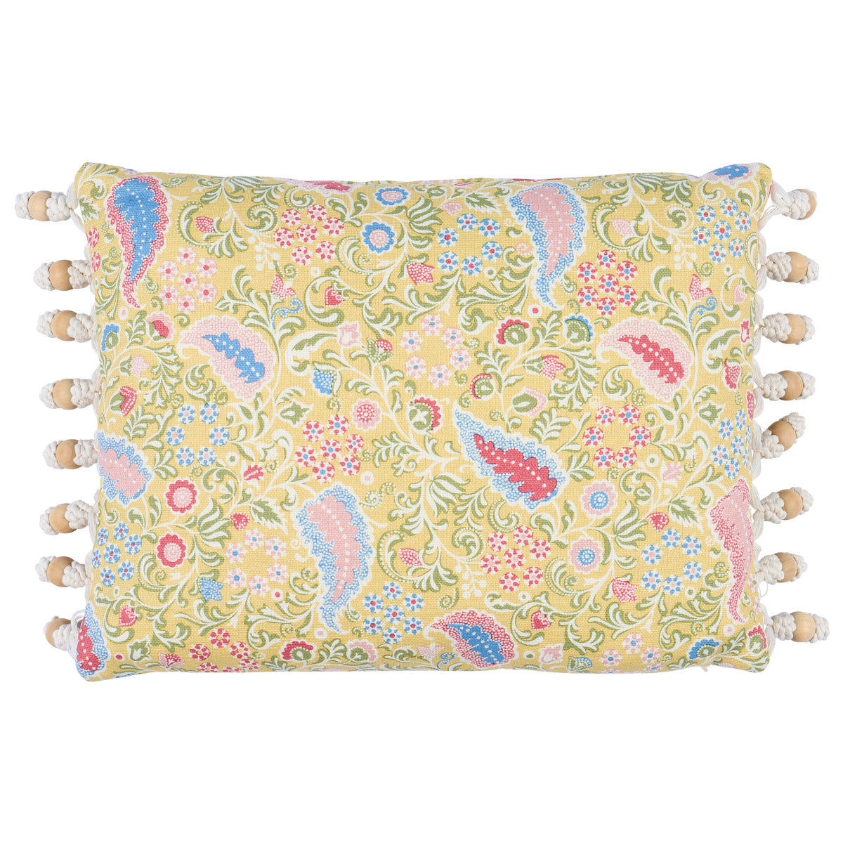 Peggy Paisley Pillow - Lemonade