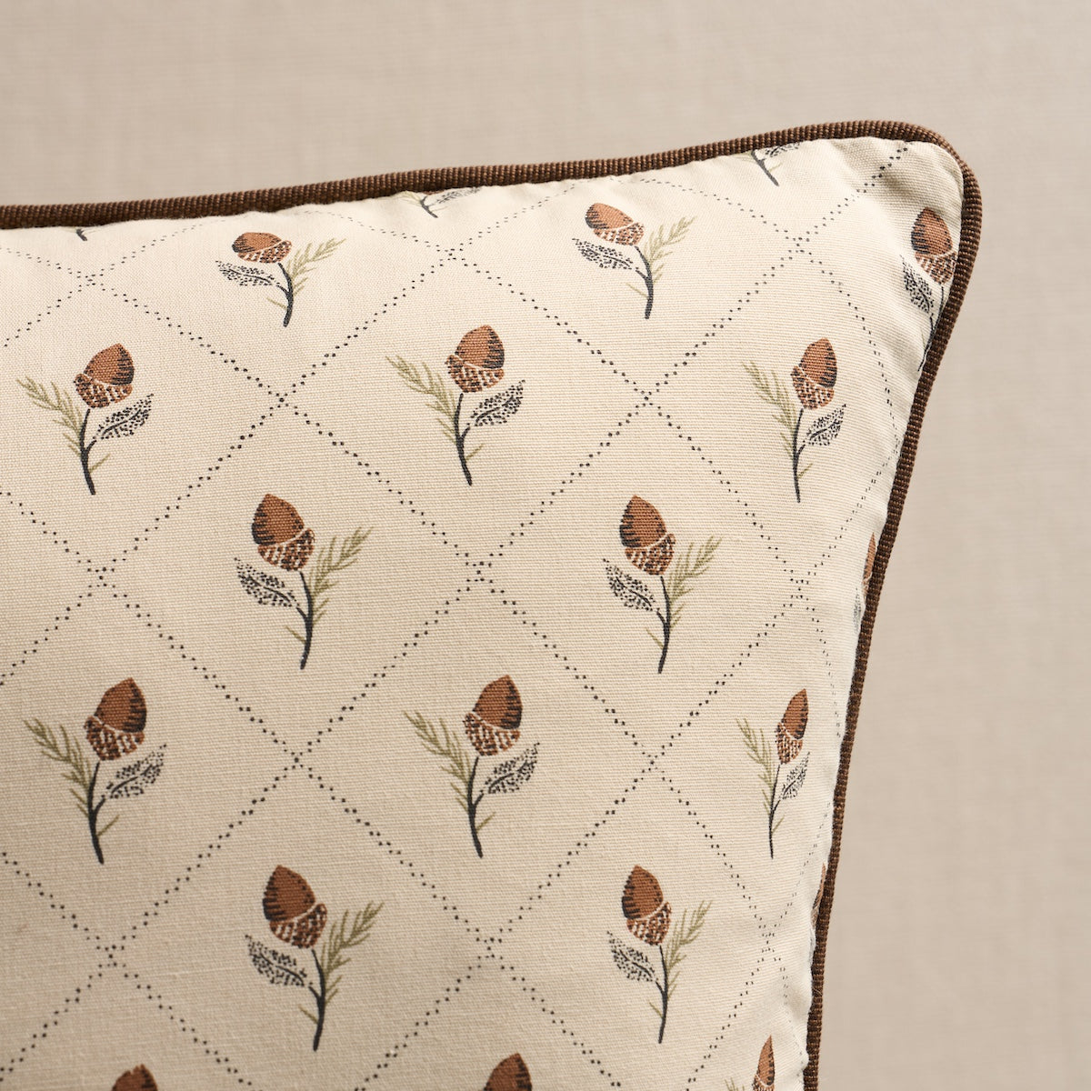 Holden Hand Print Pillow | Cream