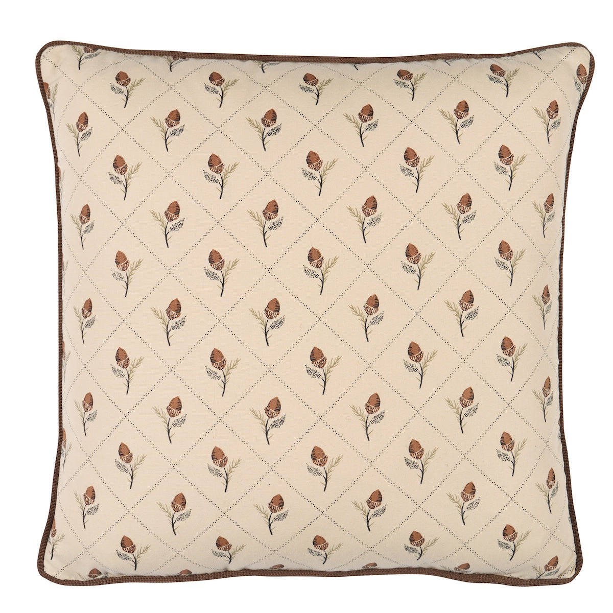 Holden Hand Print Pillow | Cream