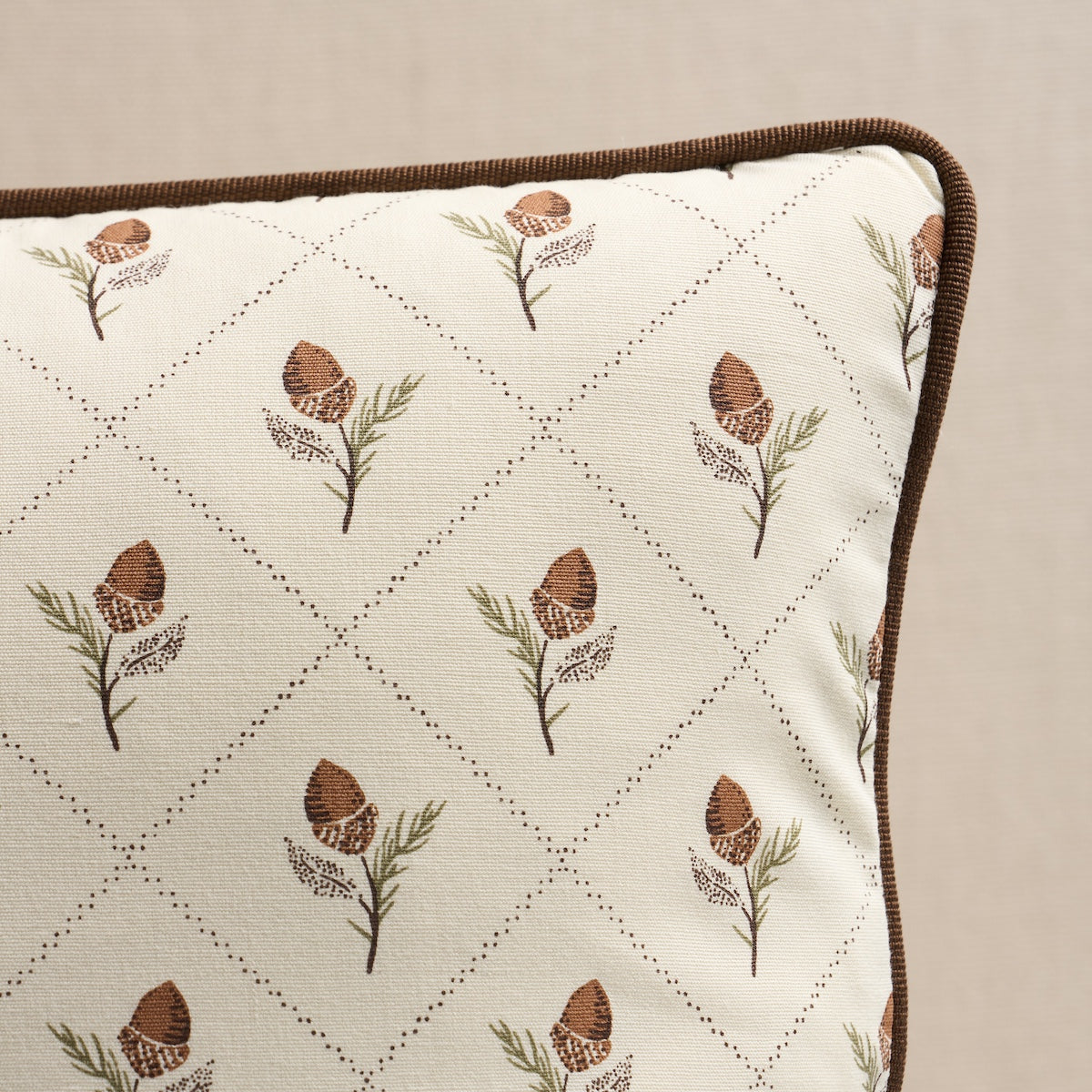 Holden Hand Print Pillow | Cream
