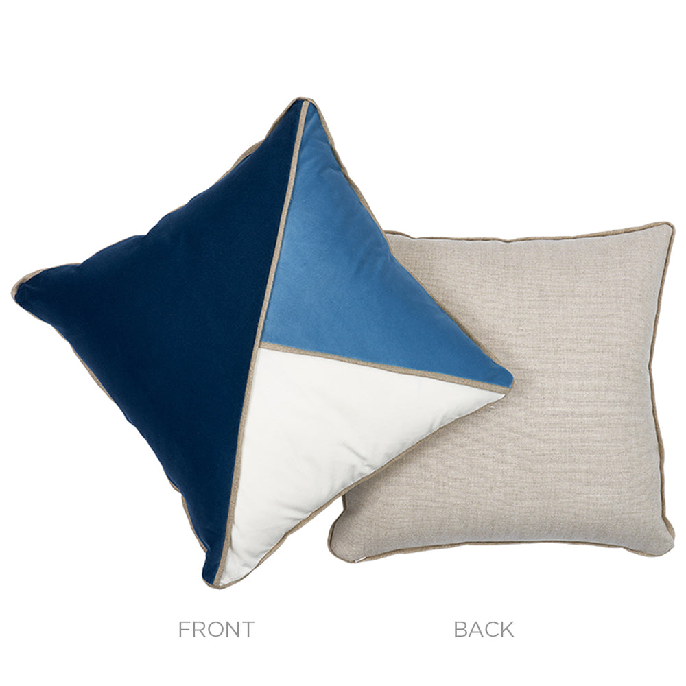 Gainsborough Velvet Pillow | Blues