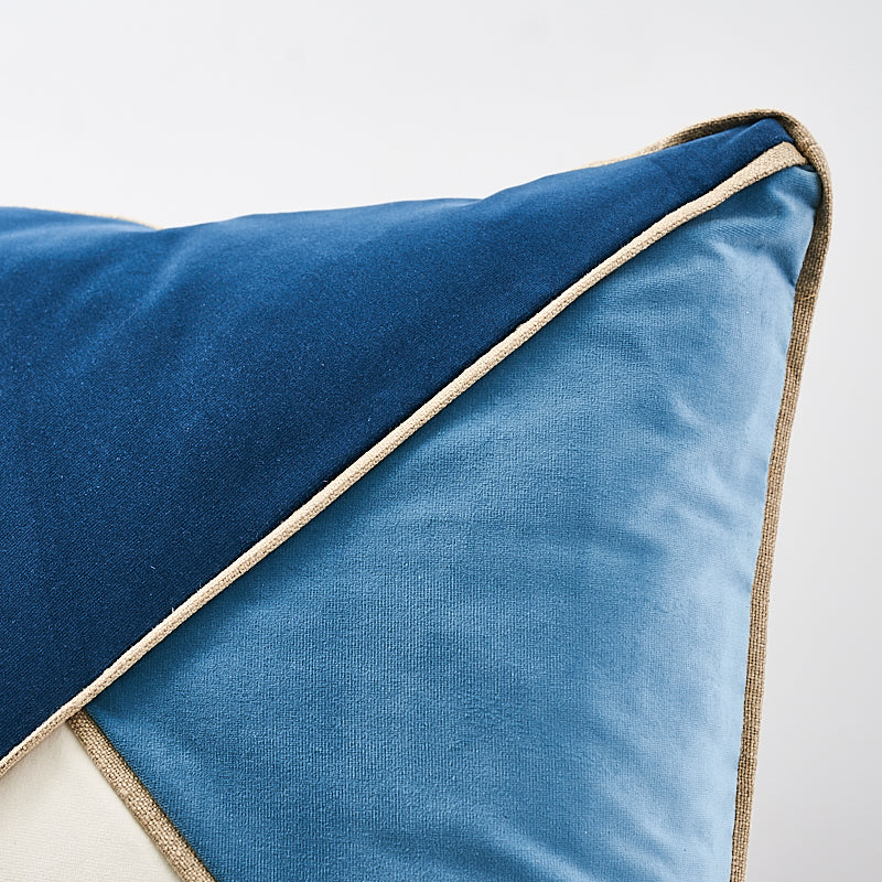 Gainsborough Velvet Pillow | Blues