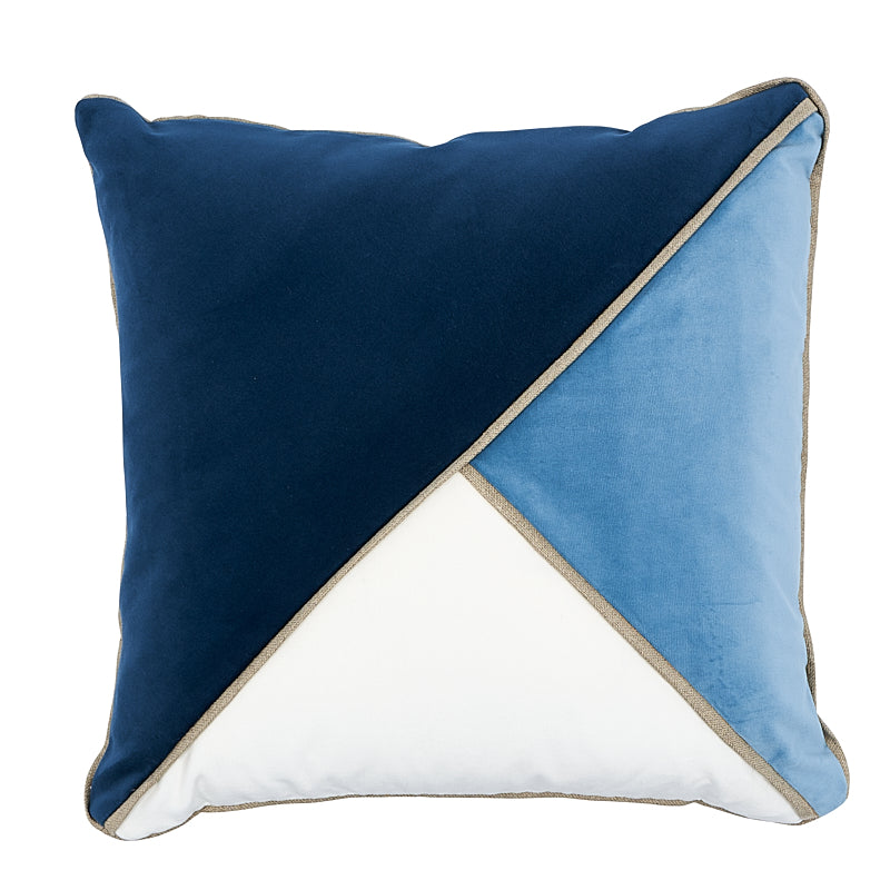 Gainsborough Velvet Pillow | Blues