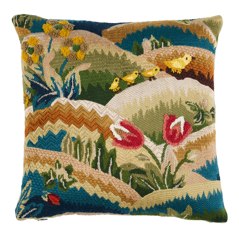 Cuscino ricamato Gerry A | Documento