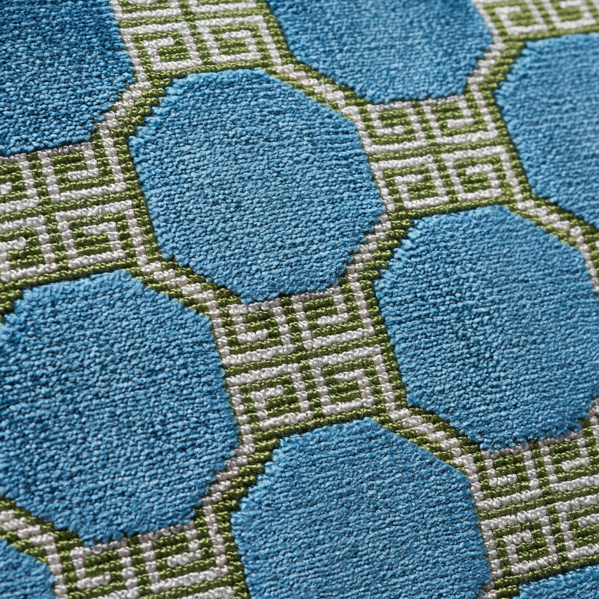 Cuscino in velluto Octavia | Pavone