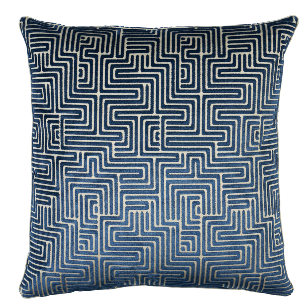 Cuscino in velluto Lisbona | Blu notte