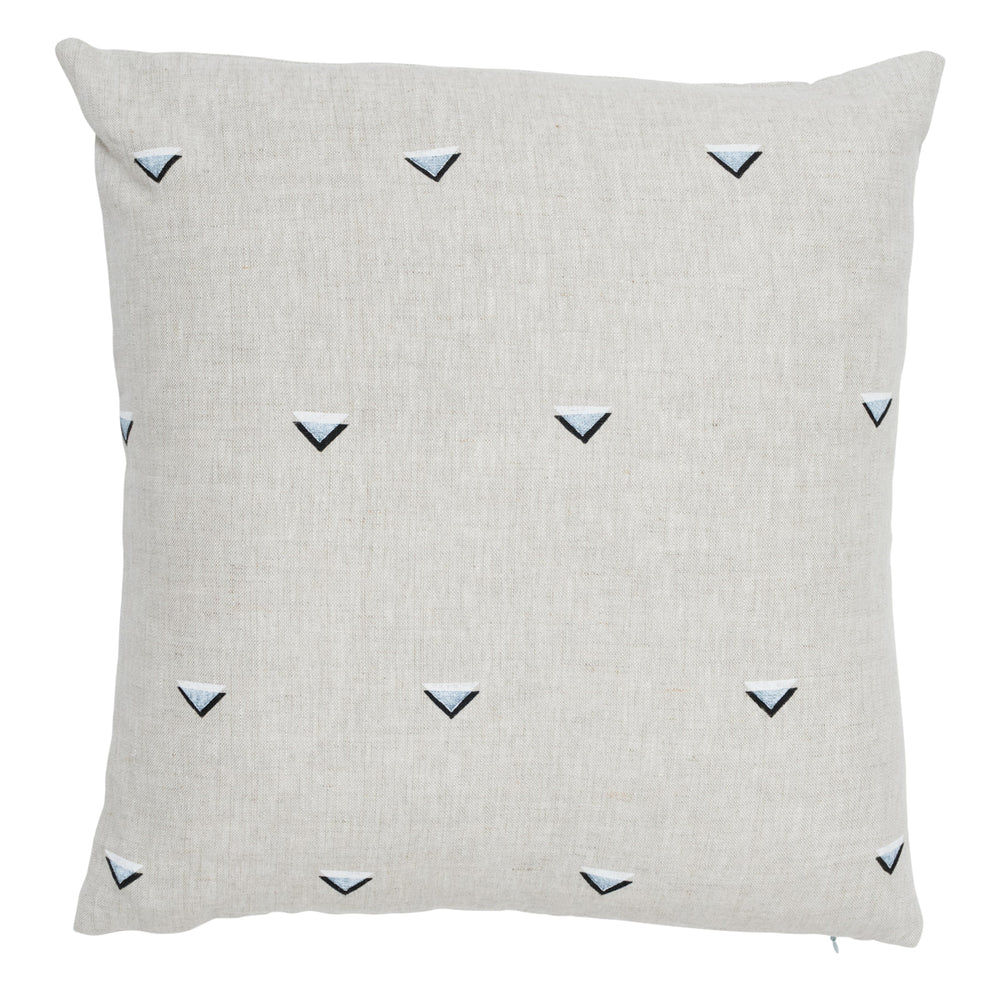 Cuscino a triangoli sovrapposti | Nero bianco