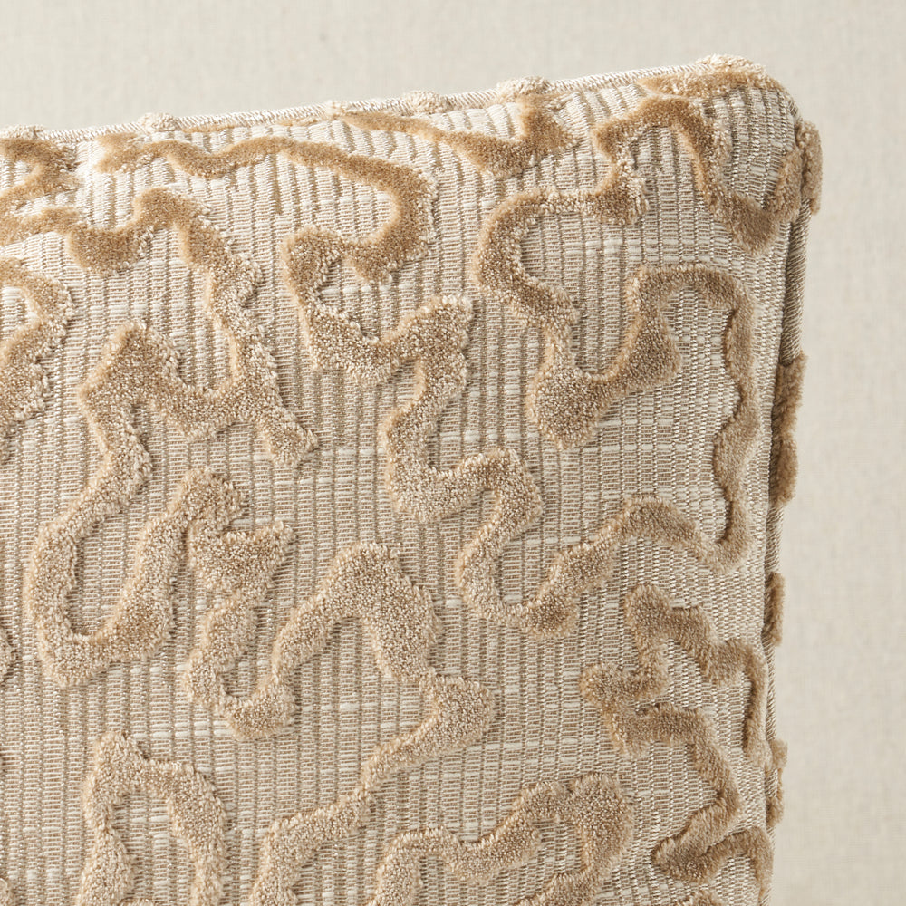 Cuscino in velluto Janis | Champagne