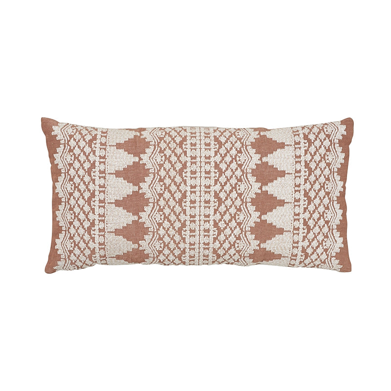 Cuscino ricamato Wentworth | Ruggine