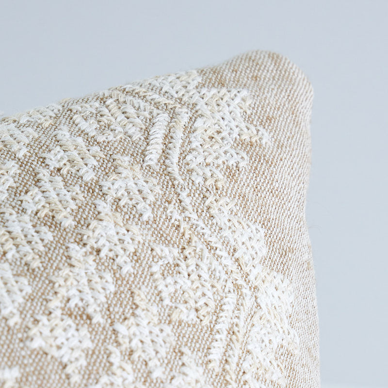 Cuscino ricamato Wentworth | Naturale
