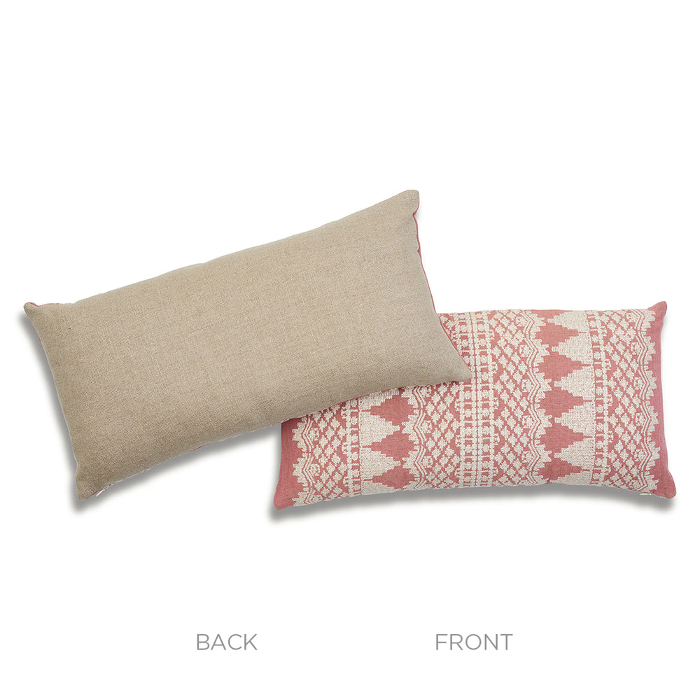 Cuscino ricamato Wentworth | Rosa