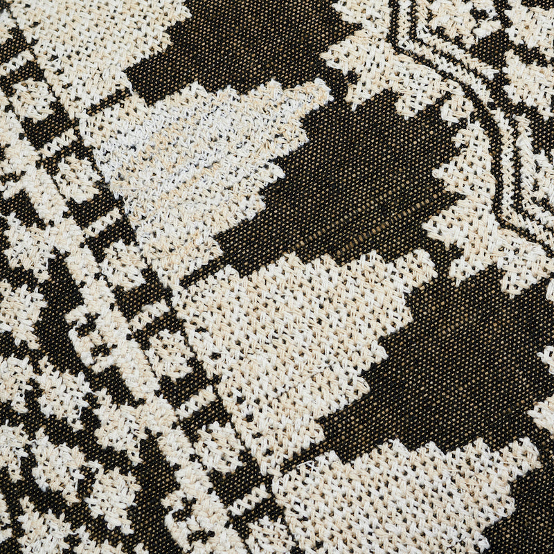 Cuscino ricamato Wentworth | Carbonio