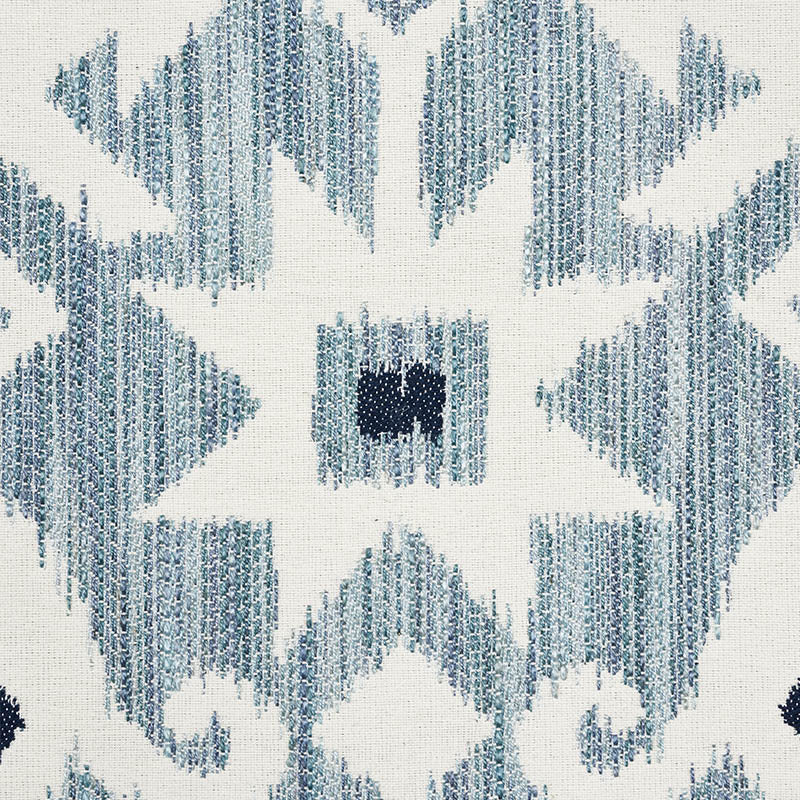 Cuscino Crusoe Ikat | Cielo