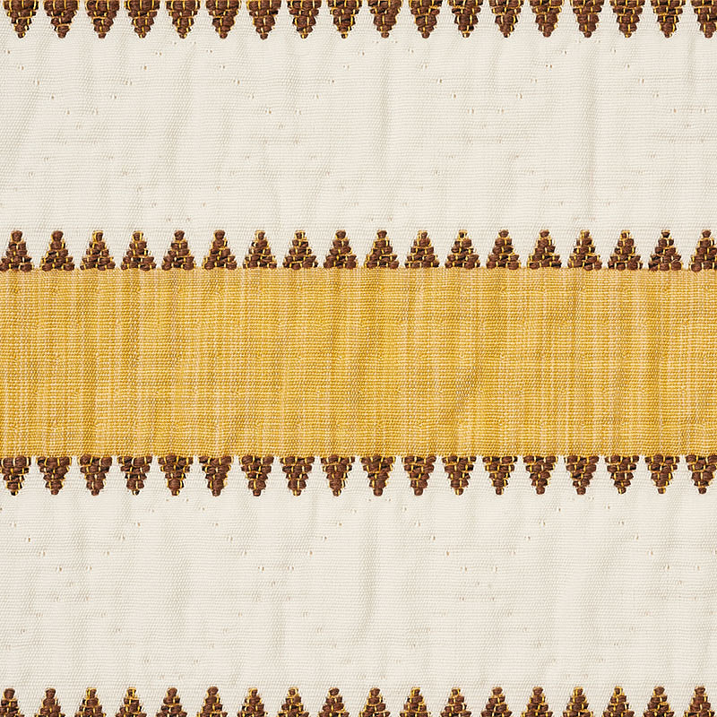 Cuscino a righe Isotta | Giallo