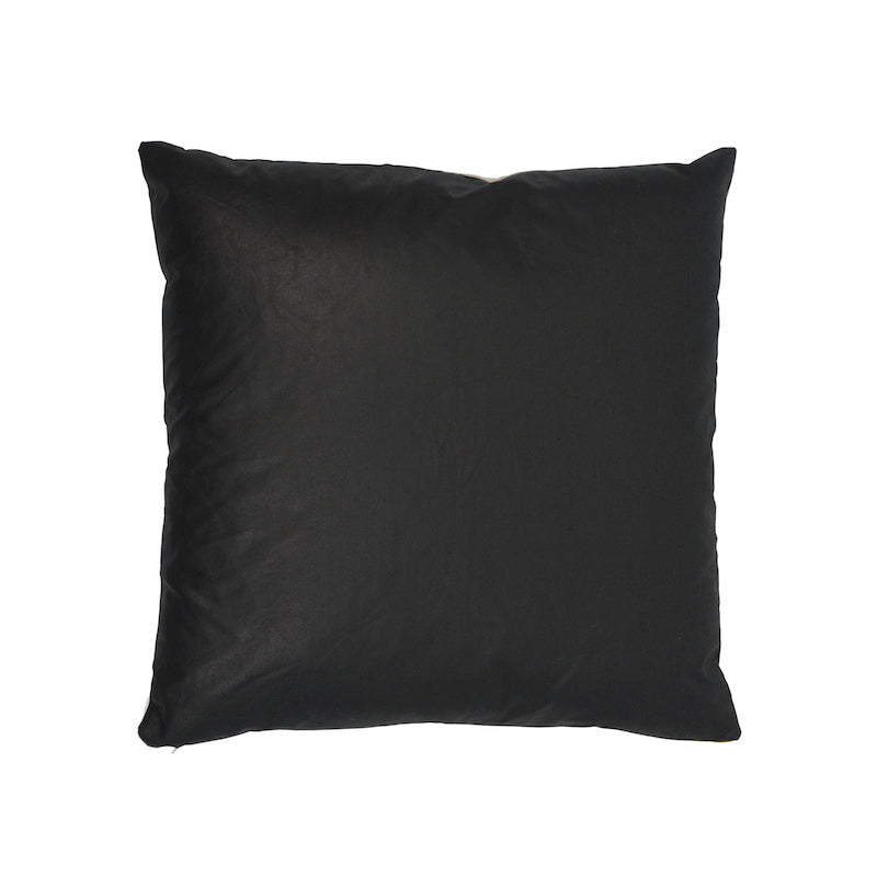 Cuscino Cecil in cotone chintz | Giallo con neutri