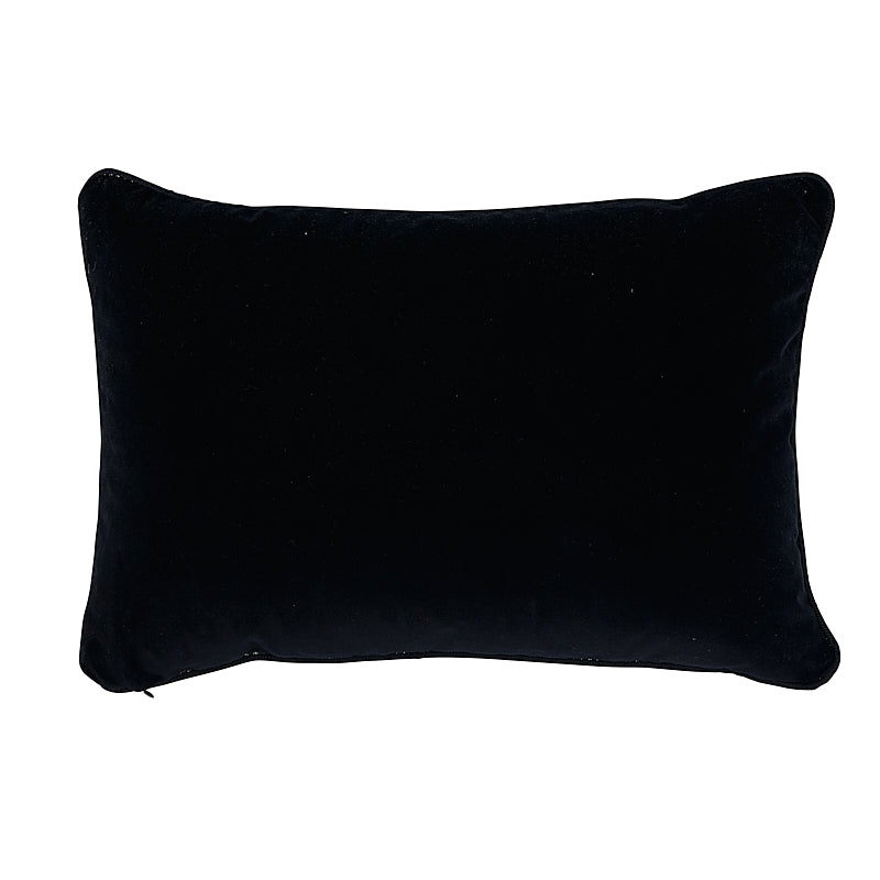 Cuscino in velluto tigre Jokhang | Marrone nero