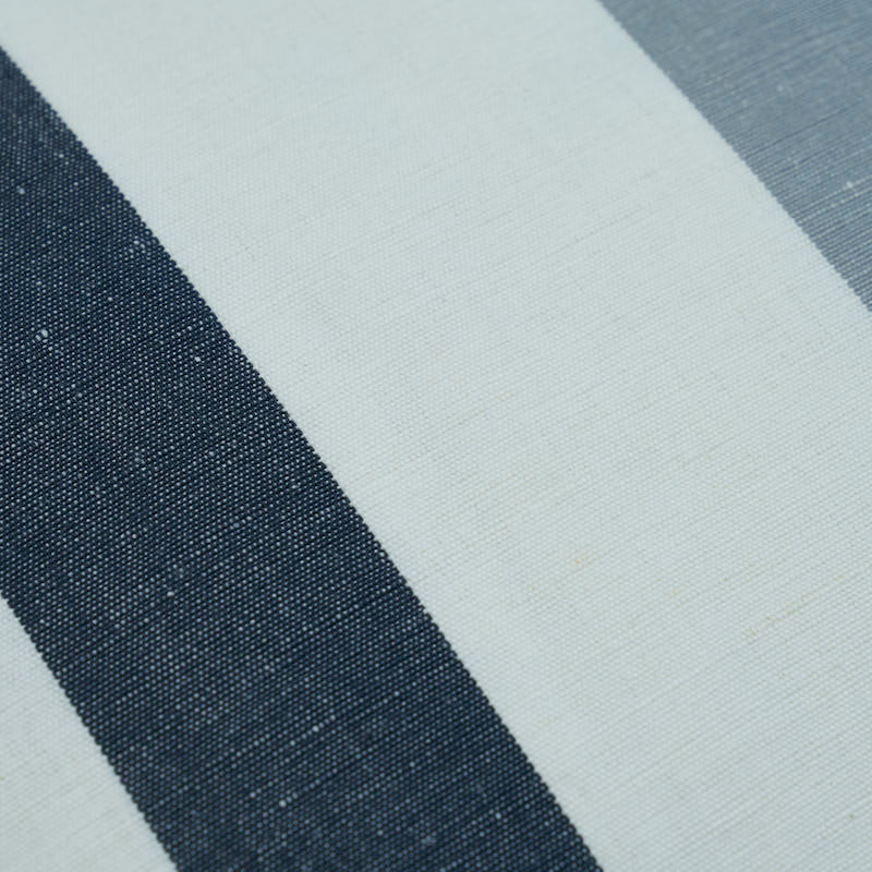 Cuscino a righe in lino Lolland | Sabbia grigia