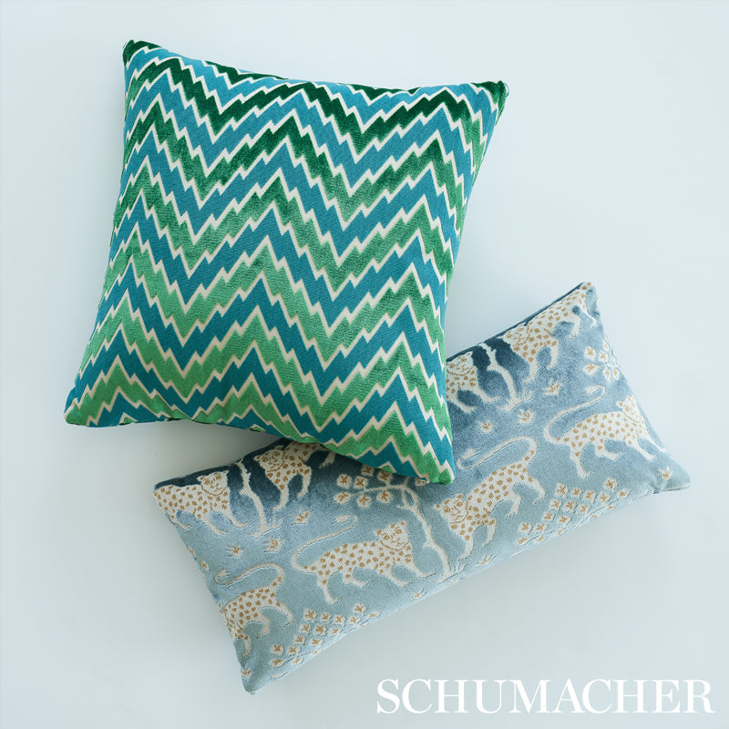 Cuscino Chevron Fiorentino | Smeraldo