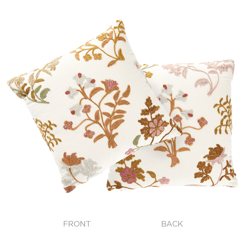 Cuscino ricamato Raleigh Crewel A | Autunno