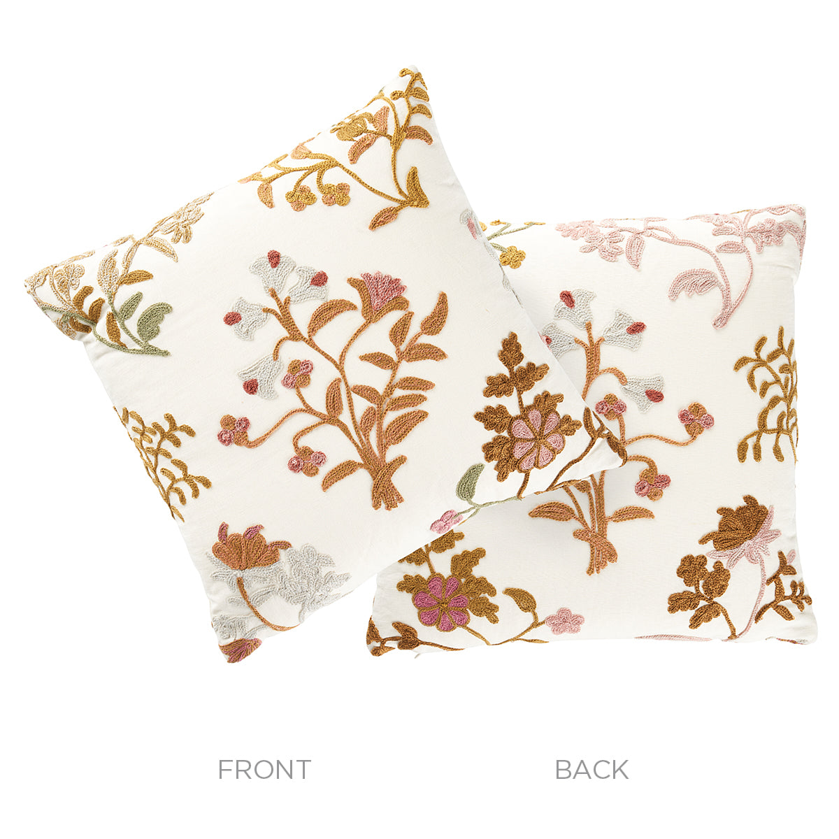 Cuscino ricamato Raleigh Crewel A | Autunno