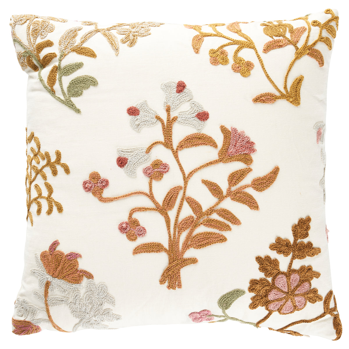 Cuscino ricamato Raleigh Crewel A | Autunno