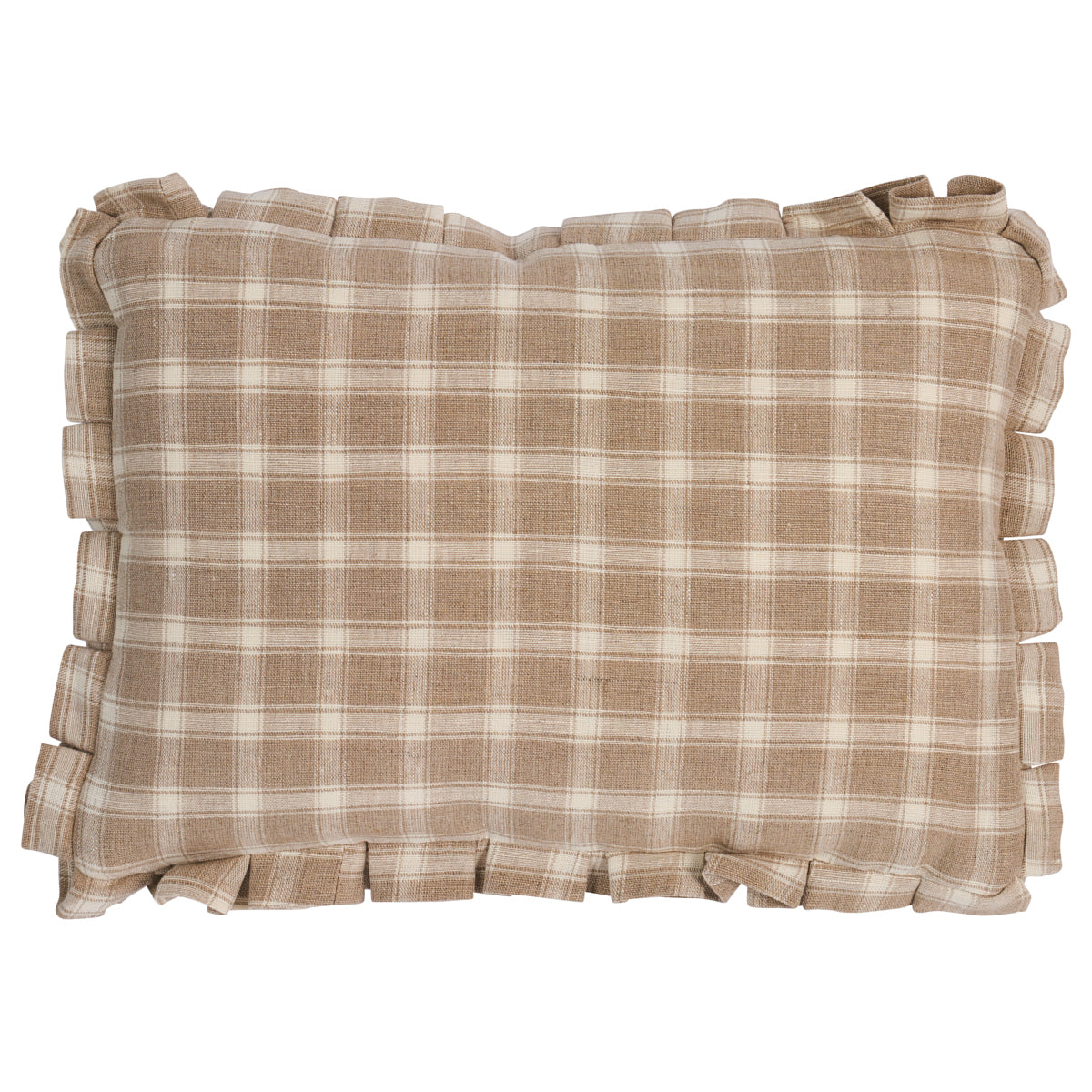 Cuscino Crawford a quadri | Lino