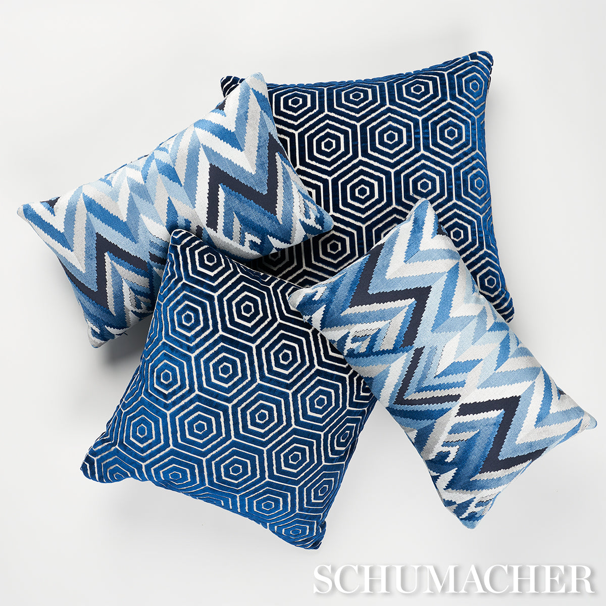 Cuscino in velluto Taylor | Lapis