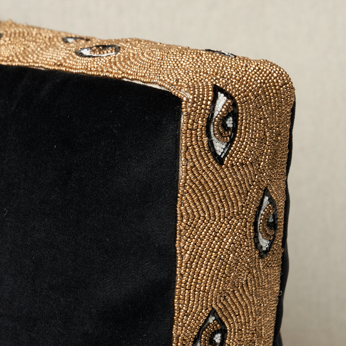 Cuscino Mind's Eye Box Edge | Nero