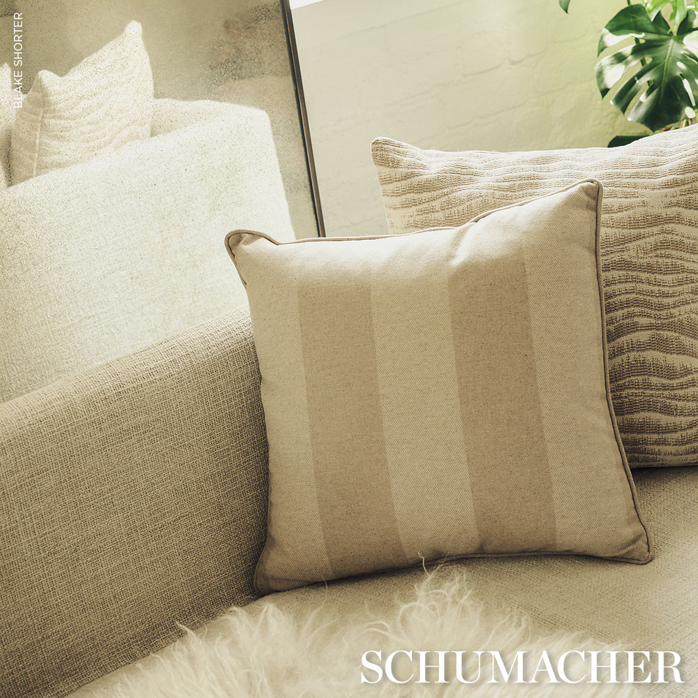 Hemlock Stripe Pillow - Natural