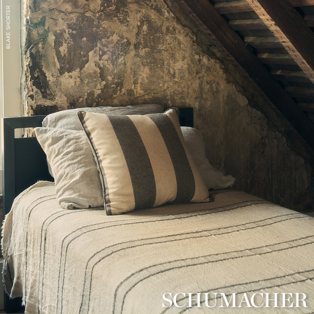 Hemlock Stripe Pillow - Graphite