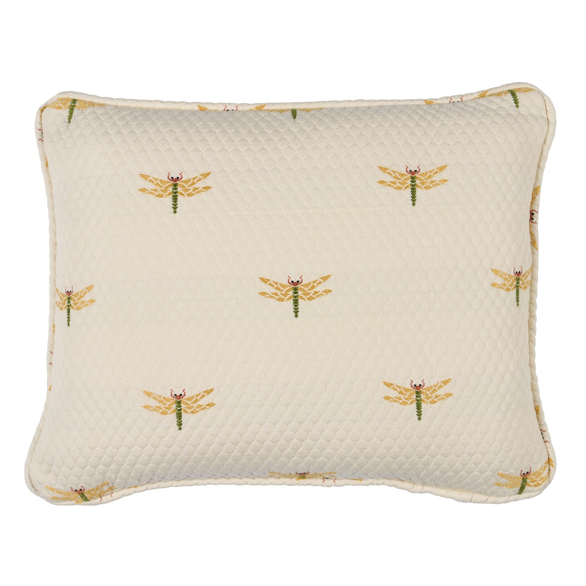 Dragonflies Pillow | Ochre