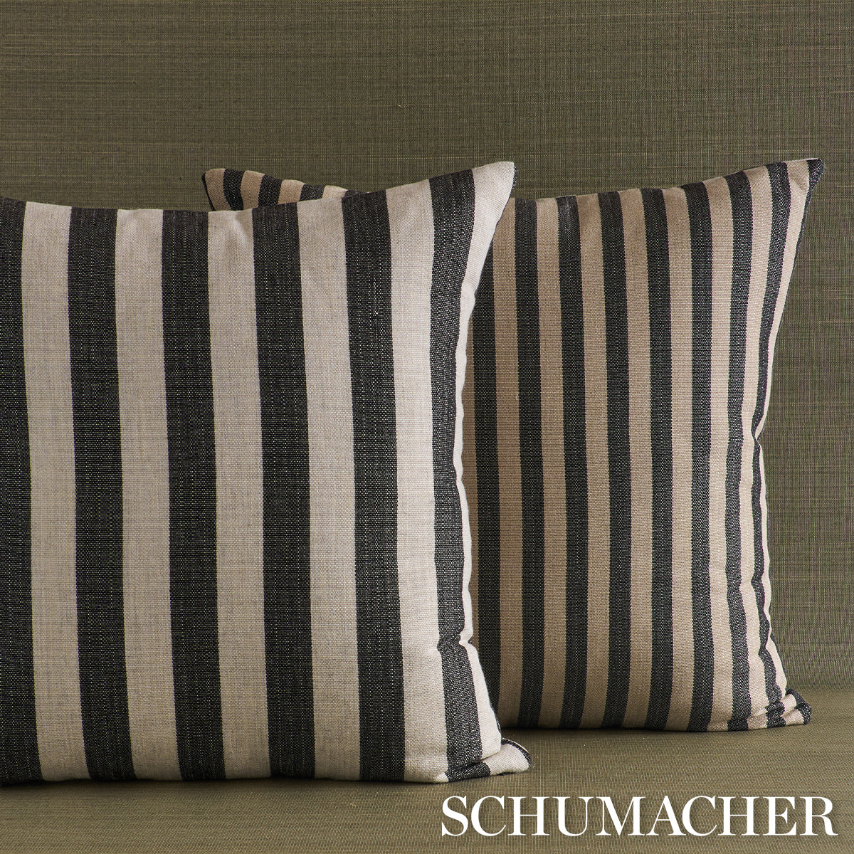 Hanson I/O Stripe Pillow | Black