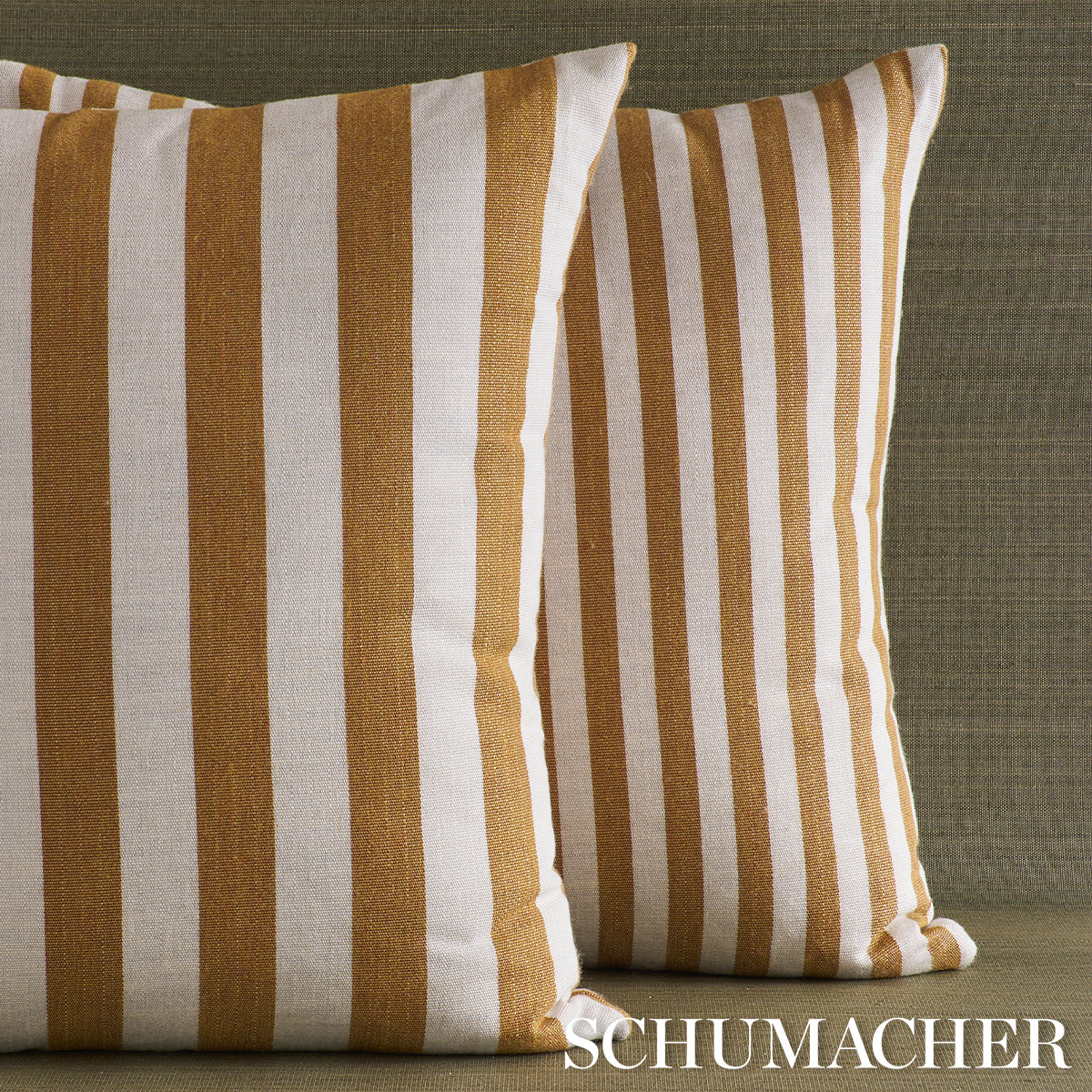 Hanson I/O Stripe Pillow | Marigold