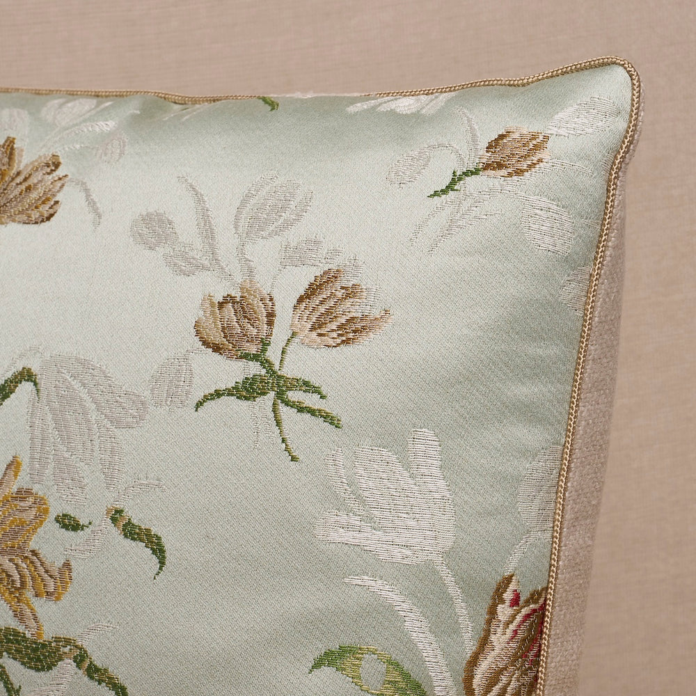 Spitalfields Bouquet Pillow | Robin's Egg