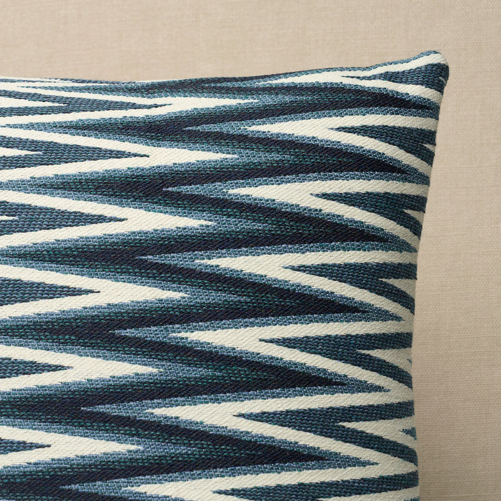 Wedge Weave Pillow | Blue