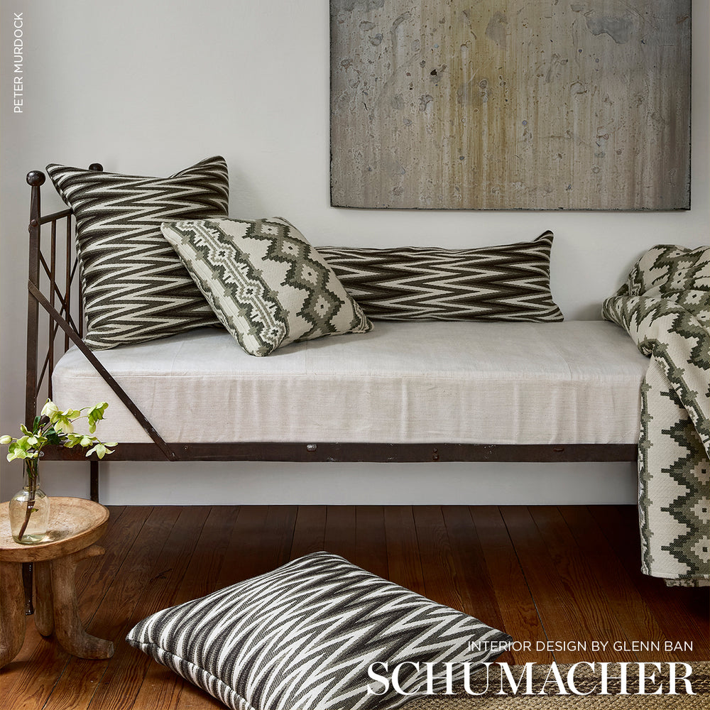 Wedge Weave Pillow | Green