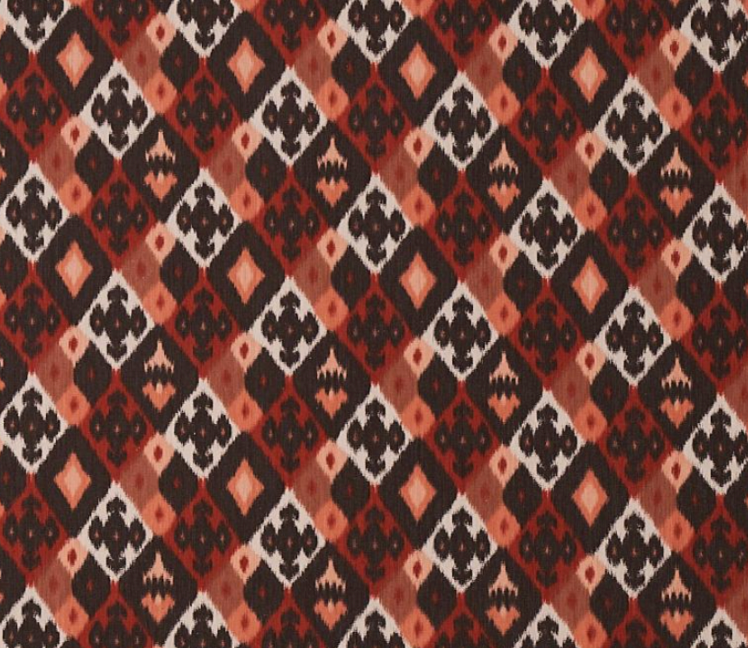 Cabana Sasha Diamond Ikat Pillow | Terracotta