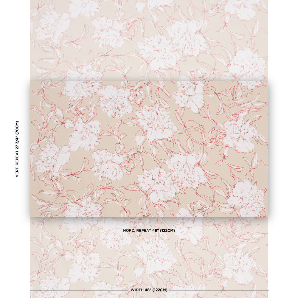 Peony Silhouette | Red