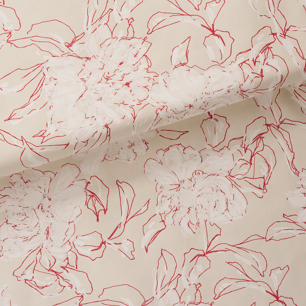 PEONY SILHOUETTE | Red