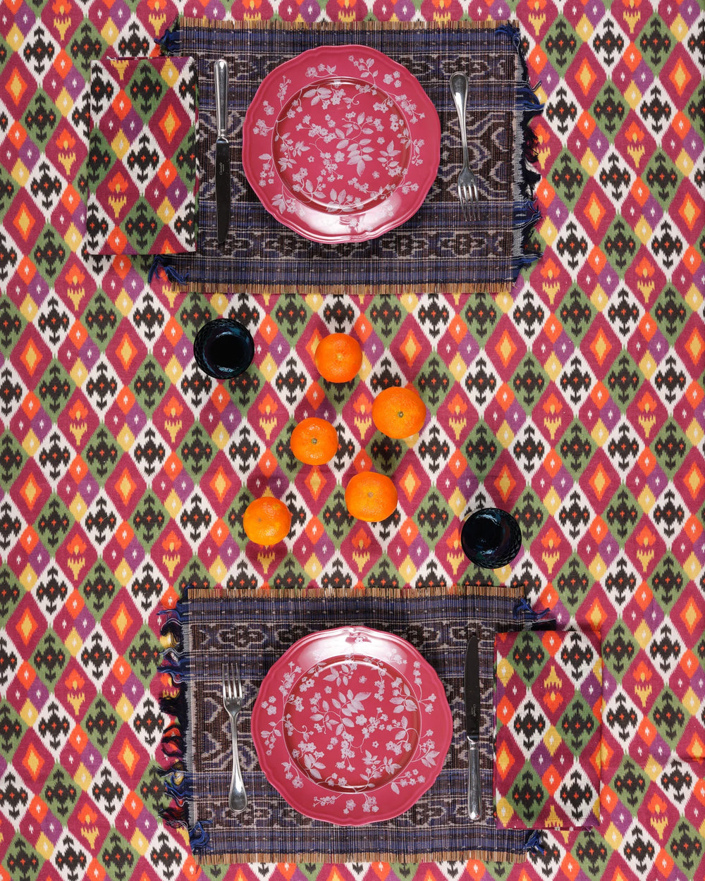 Cabana | Ikat Placemat Blue, set of 2